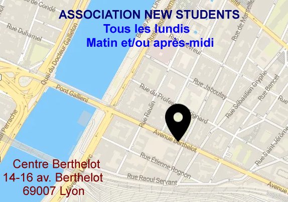 Map of Centre Berthelot - Lyon
