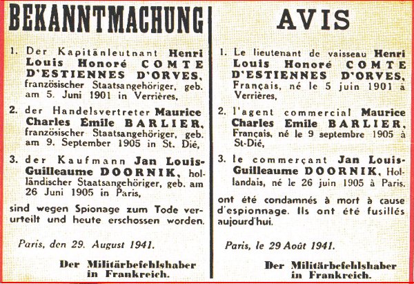 Avis à la population